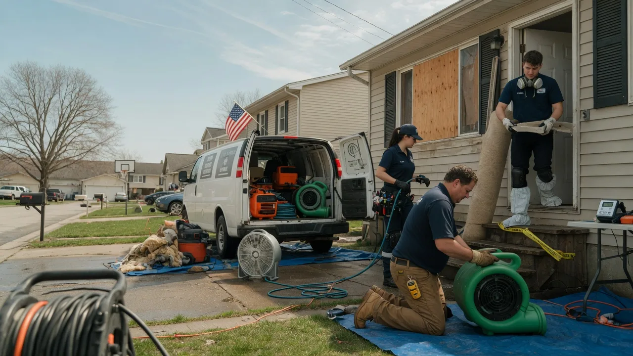 Water Damage Restoration in Montrose, IL near me